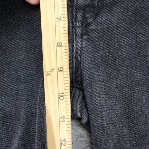 Madewell Jeans Womens 27 Black Stretch Mid Rise Cali Demi Boot - Picture 5 of 13